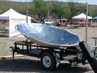 Very Large Parabolic Solar Cooker