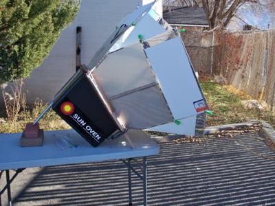 Sun Oven-Enhanced angle and reflectors