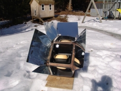 Winter solar cooking