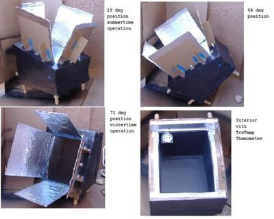 Cardboard Solar Box Oven