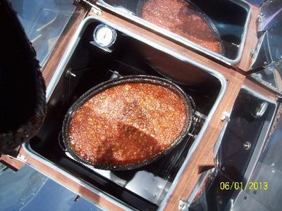 Solar Oven Baked Beans