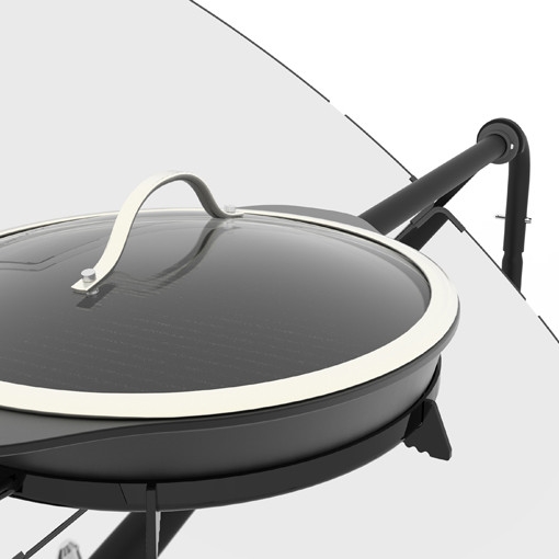 Solsource Parabolic Solar Cooker; a sophisticated parabolic cooker.