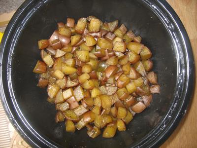 Seasoned Potatoes in the Hot Pot