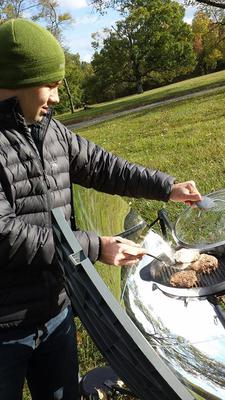 Trying the SolSource by the lake Trying the SolSource by the lake