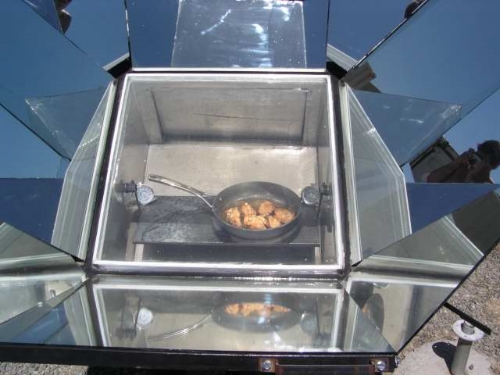 Solar Frying Chicken