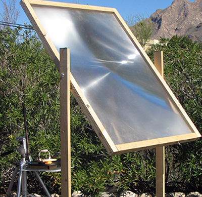 A Fresnel Lens Solar Grill
