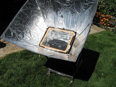 Mylar, Solar Cooking