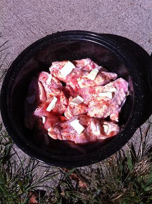 Seasoned wings, ready to bake