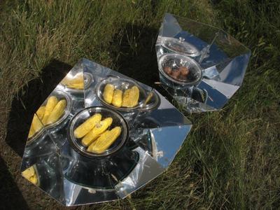 Corn and Potatoes in the Hot Pots