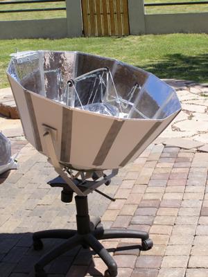 Mylar, Solar Cooking