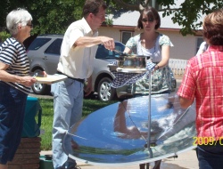 parabolic solar cooker, solar burner