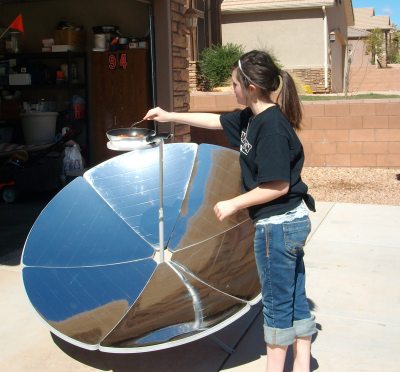 parabolic solar cooker