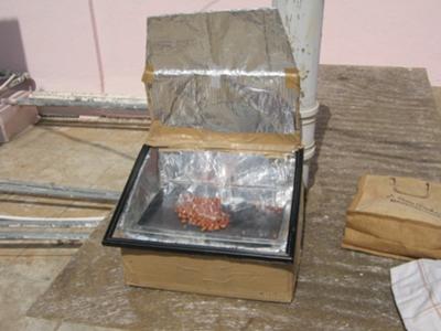 Home Made Solar Peanut Roaster