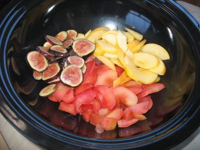 Fruit Crunch ready to cook in the Hot Pot
