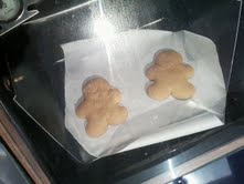 Gingerbread Men basking in the Sun Oven