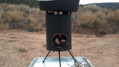 Grover Rocket Stove Calzones