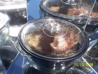 Solar cooker pot roast