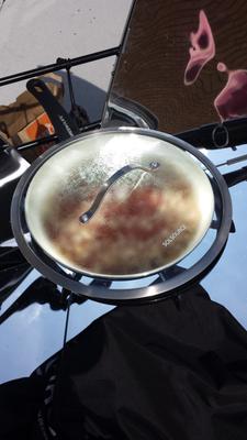 My nifty SolSource designed cooking pan