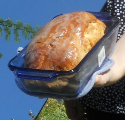 Slow cooked loaf of bread--suprisingly tasty and moist