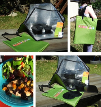 portable SUNFLAIR Solar Oven Cooker light-weight 