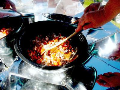 Mixing the raw chili ingredients