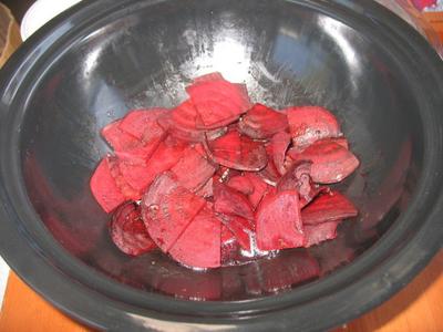 Hot Pot Solar Cooked Beets