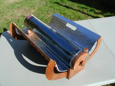 Gourmet Solar Oven in cooking mode