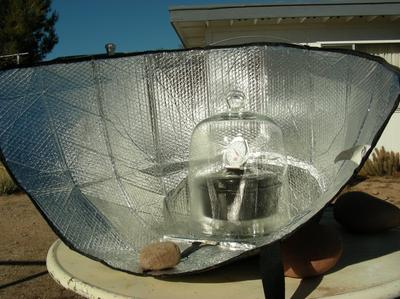 car shade solar cooker
