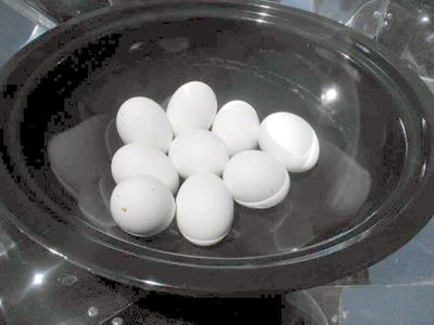 Hot Pot Hard Boiled Eggs (hard baked)