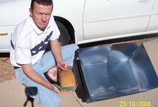 solar oven wheat bread