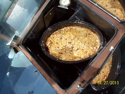 Solar Oven Cherry Dump Cake