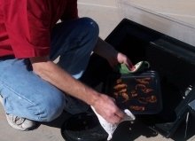 Solar cooker bacon