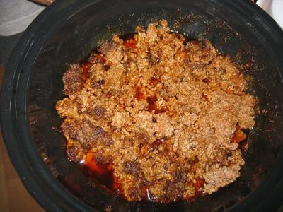 Taco Meat from the Hot Pot Solar Cooker