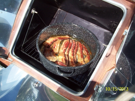 Baking Bacon in Sun Oven
