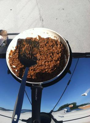 Nice and browned taco meat from the SolSource